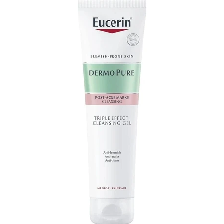 Eucerin DERMOPURE Gel detergente esfoliante a tripla azione 1×150 ml, Gel detergente