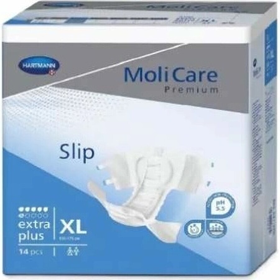 MoliCare Slip extra plus 6 sq. XL 1×14pcs, culottes d'incontinence