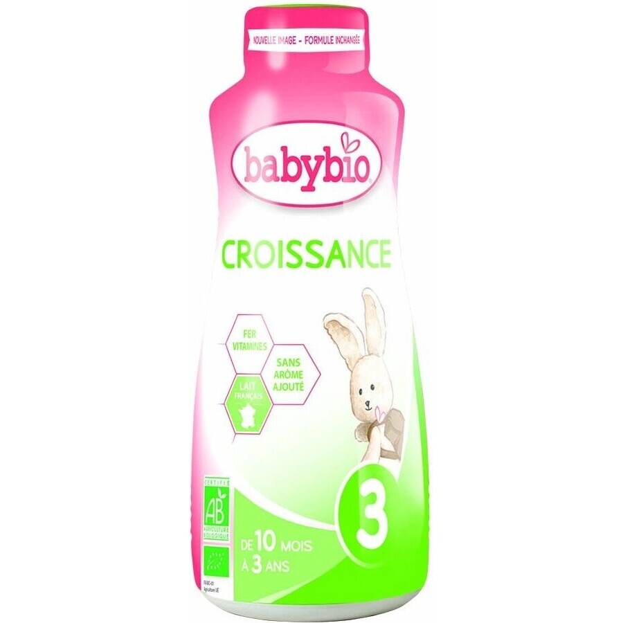 BABYBIO Croissance 3 vloeibare biologische babymelk (1 liter) 1×1 l