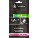 Dermacol Black Magic Textile Entgiftungsmaske 1×1 St., Entgiftung der Haut