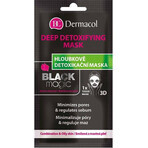 Dermacol Black Magic Textile Entgiftungsmaske 1×1 St., Entgiftung der Haut