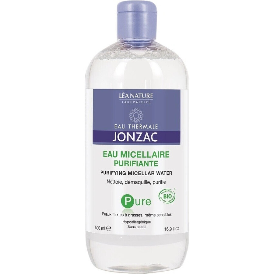 JONZAC Zuiver BIO MICELLAR WATER voor gemengde huid 1×500 ml