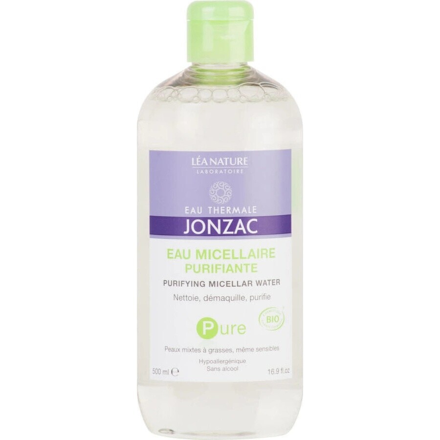 JONZAC Zuiver BIO MICELLAR WATER voor gemengde huid 1×500 ml