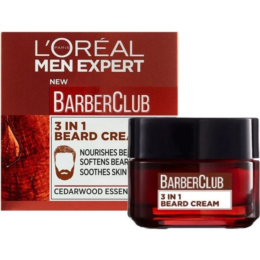 L'Oréal Paris Men Expert Barber Club Baardcrème, 50 ml 1×50 ml crème