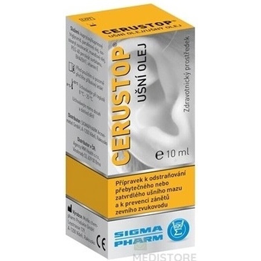 Cerustop oorolie 1×10 ml, orale olie