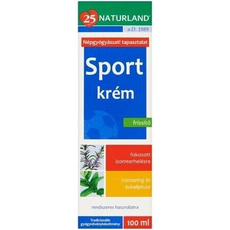 NATURLAND SPORTSMEN CREAM 1×100 ml, cream