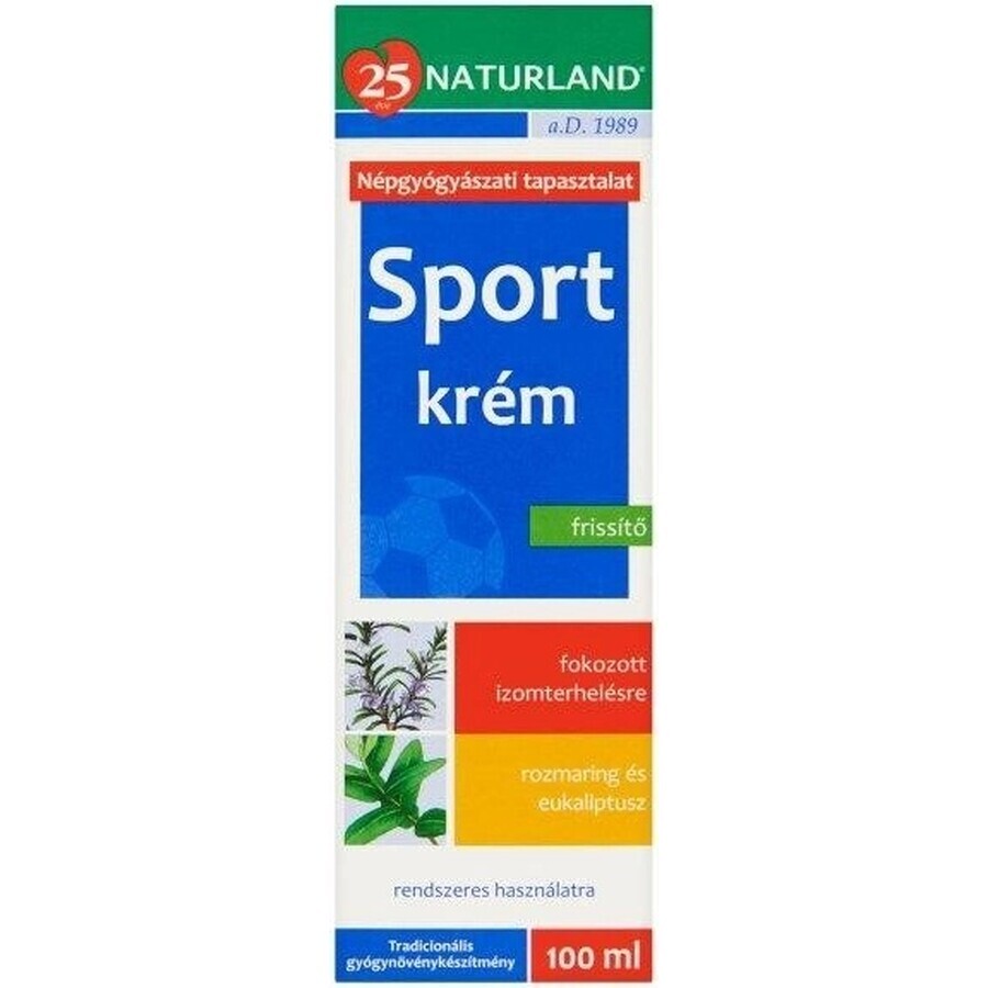 NATURLAND SPORTSMEN CREAM 1×100 ml, cream