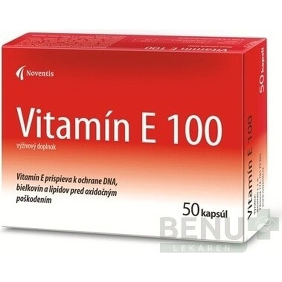 Noventis Vitamine E 100 2×25 cps, vitamine e 100