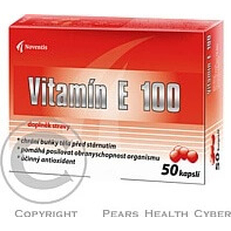 Noventis Vitamine E 100 2×25 cps, vitamine e 100