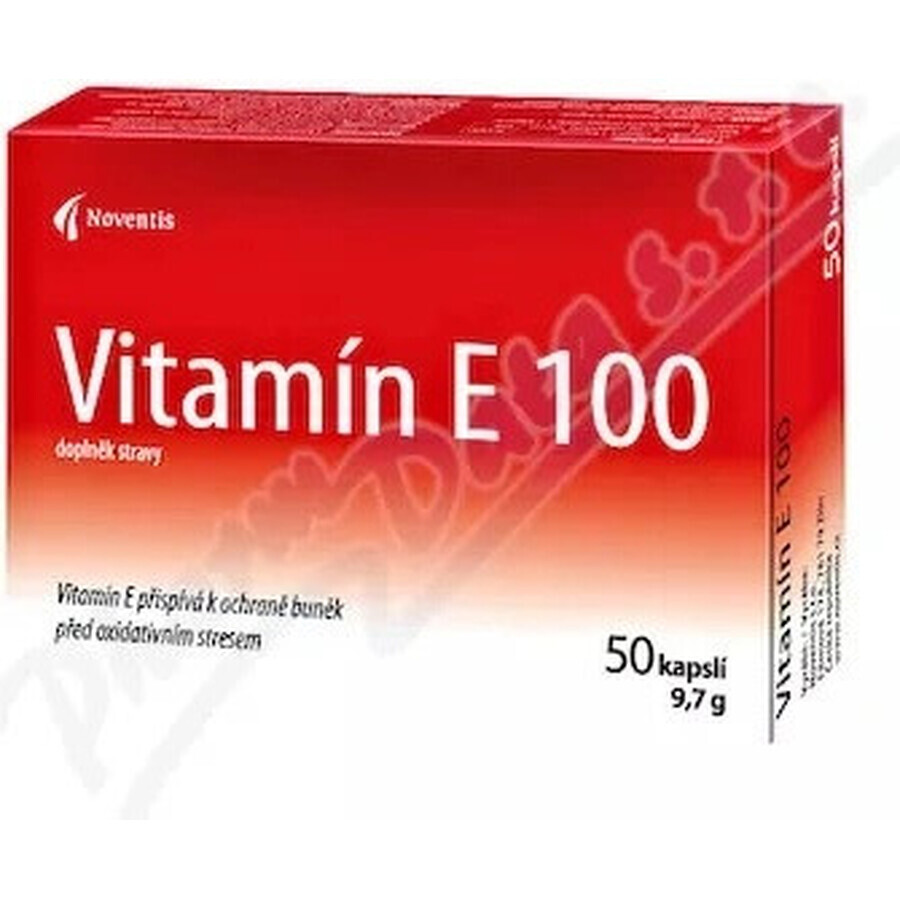 Noventis Vitamine E 100 2×25 cps, vitamine e 100