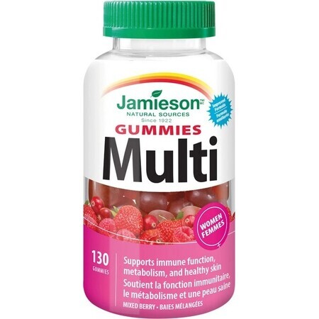 Jamieson Multi Gummies for Women 130pcs 1×130 tbl, food supplement