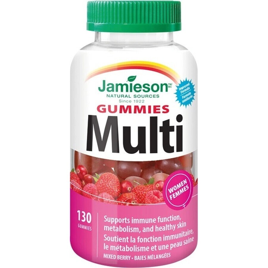 Jamieson Multi Gummies for Women 130pcs 1×130 tbl, food supplement