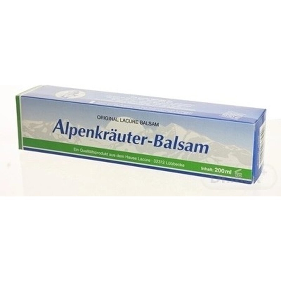 Primavera Alpenkräuter Balsem 1×200 ml, Alpenkruidenbalsem