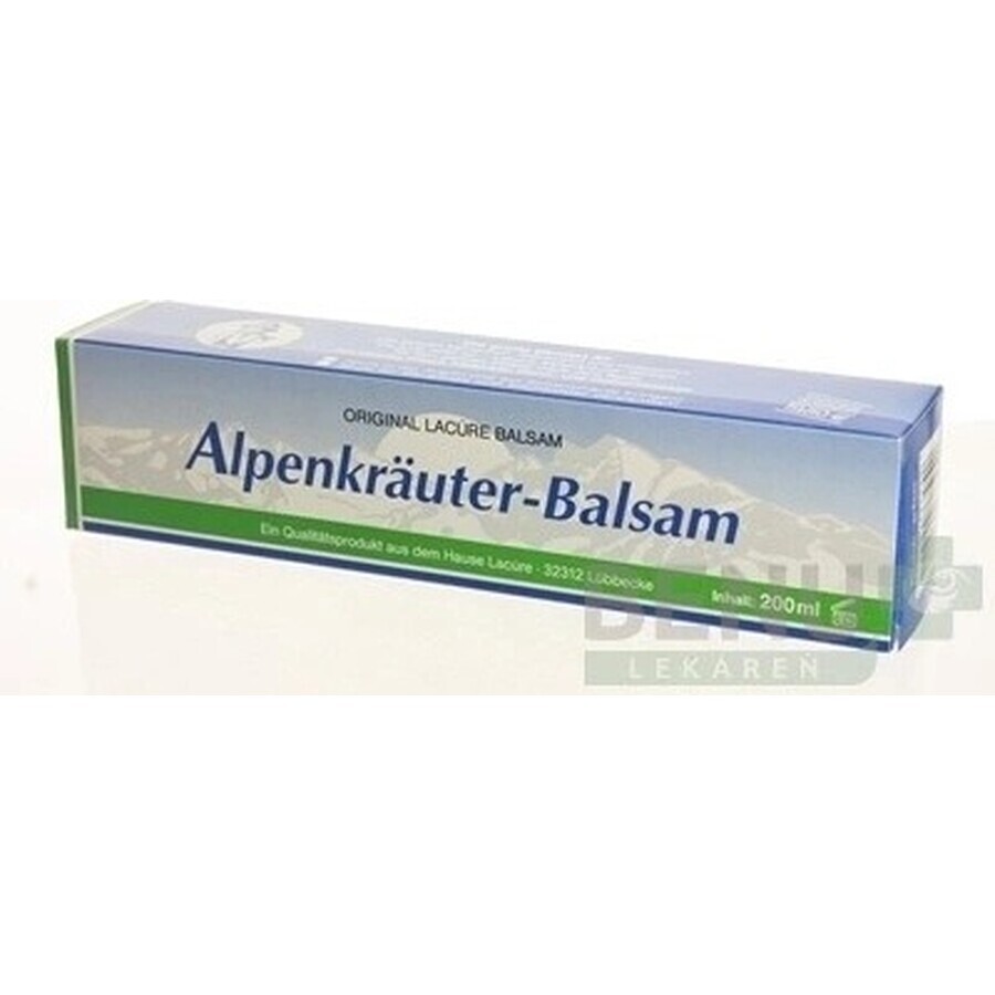 Primavera Alpenkräuter Balsem 1×200 ml, Alpenkruidenbalsem