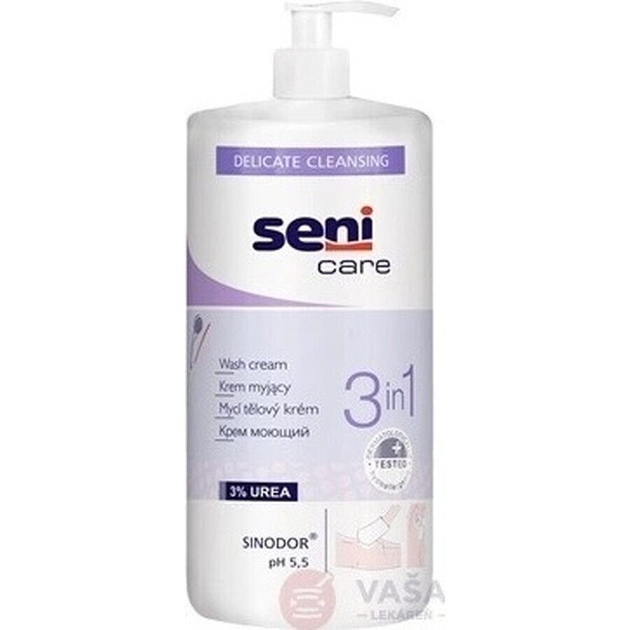 Seni Care Waschemulsion 3 in 1 3% Harnstoff, 1x1000 ml