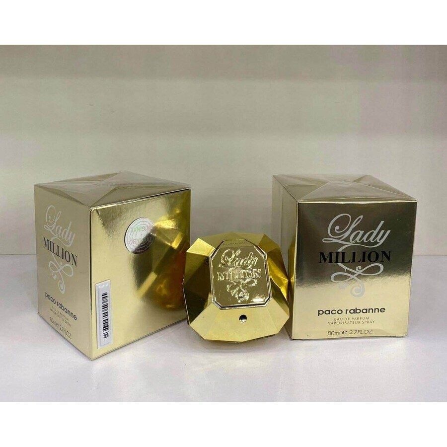 PACO RABANNE LADY MILLION EDP 80ML 1×80 ml, parfum