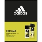 ADIDAS PURE GAME DEO S 150ML+SPR GEL 250ML 1SET 1×1 pcs, set