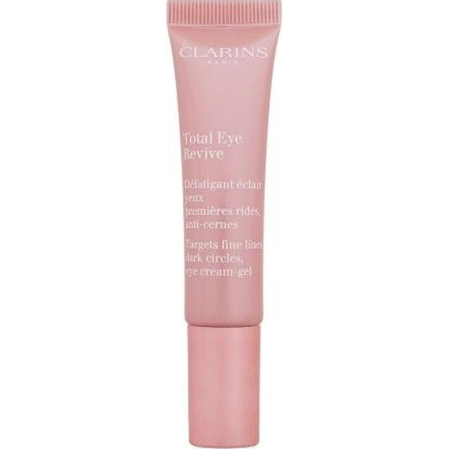 Clarins Total Eye Revive Gel Crema 1×15 ml, gel crema contorno de ojos