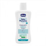 CHICCO Baby Body Shampoo BABY MOMENTS PROTECTION 1×200 ml, curăță delicat pielea bebelușului