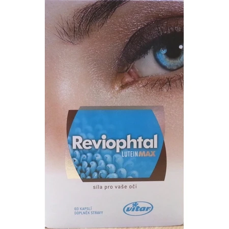VITAR Reviophtal Reviophtal LUTEIN MAX 1×60 cps, Nahrungsergänzungsmittel