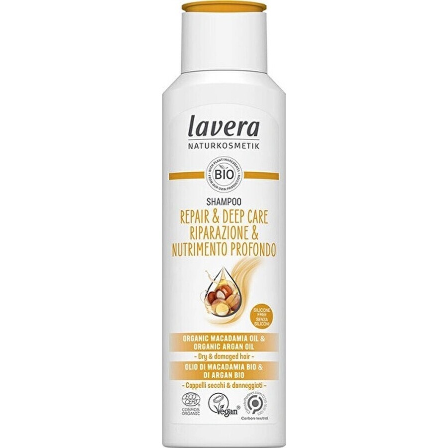 lavera Champú Reparador y Cuidado Profundo 1×250 ml, champú