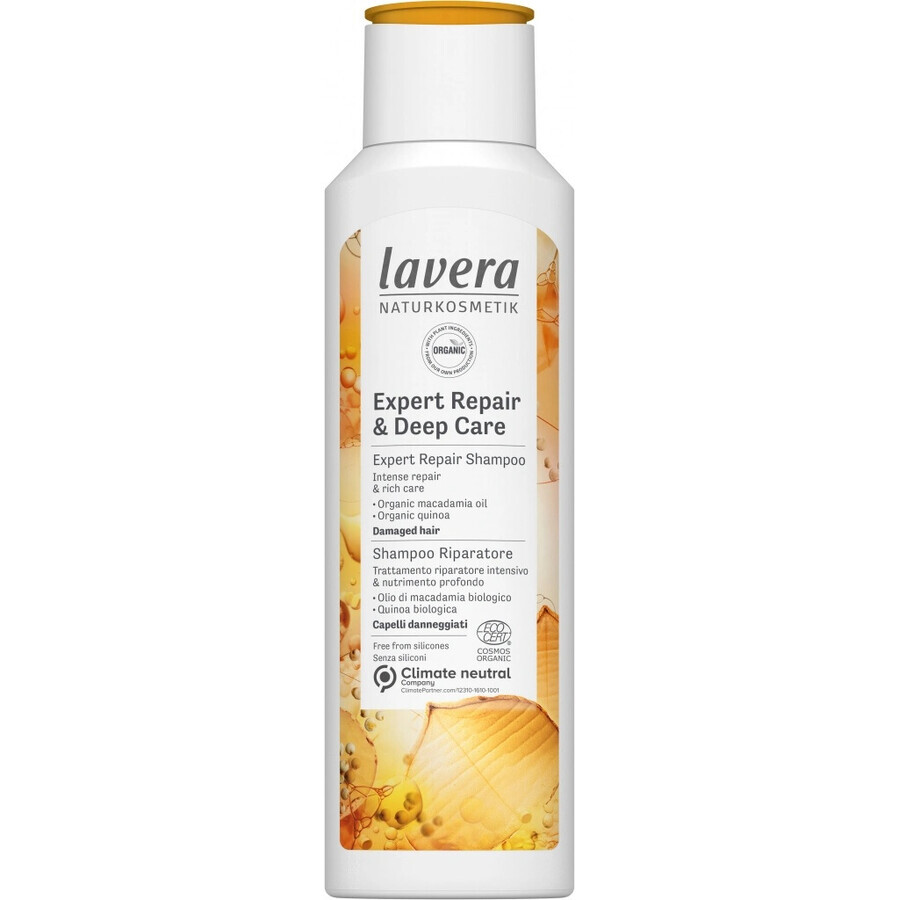 lavera Champú Reparador y Cuidado Profundo 1×250 ml, champú