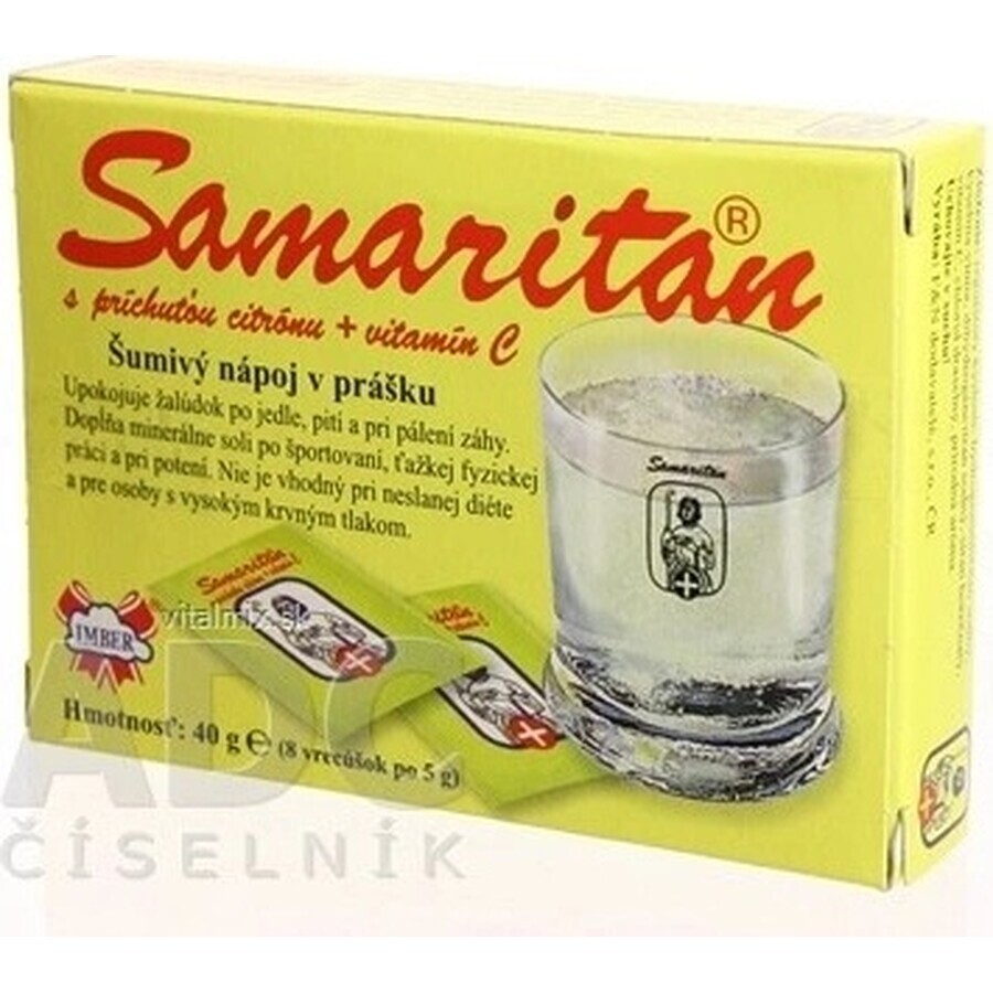 SAMARITAN al limone 8×5 pezzi, bevanda gassata