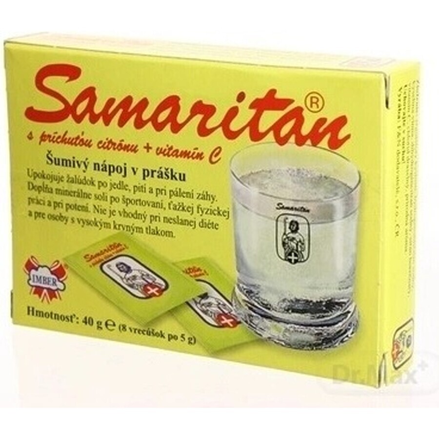 SAMARITAN al limone 8×5 pezzi, bevanda gassata