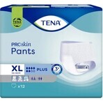 TENA PANTS PLUS EXTRA LARGE 1×12 buc, chiloți absorbanți extensibili, absorbție 1440 ml, circumferința șoldului 120-160 cm