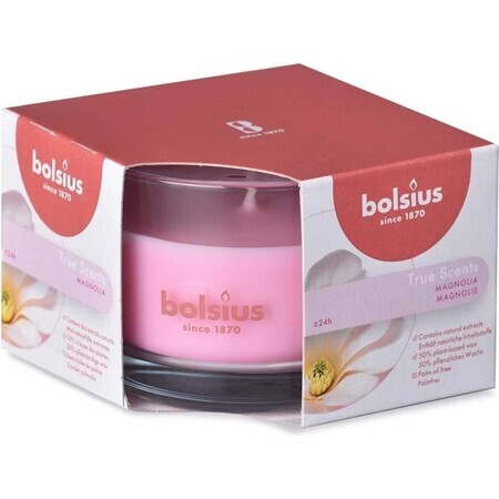 Bolsius Aromatic 2.0 Flasche 90x63mm Magnolia, Duftkerze 1×1 Stück, Duftkerze