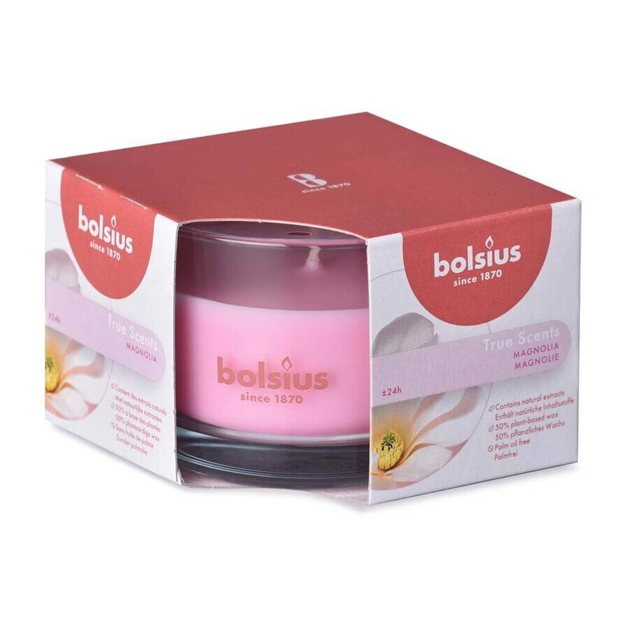 Bolsius Aromatic 2.0 Flasche 90x63mm Magnolia, Duftkerze 1×1 Stück, Duftkerze