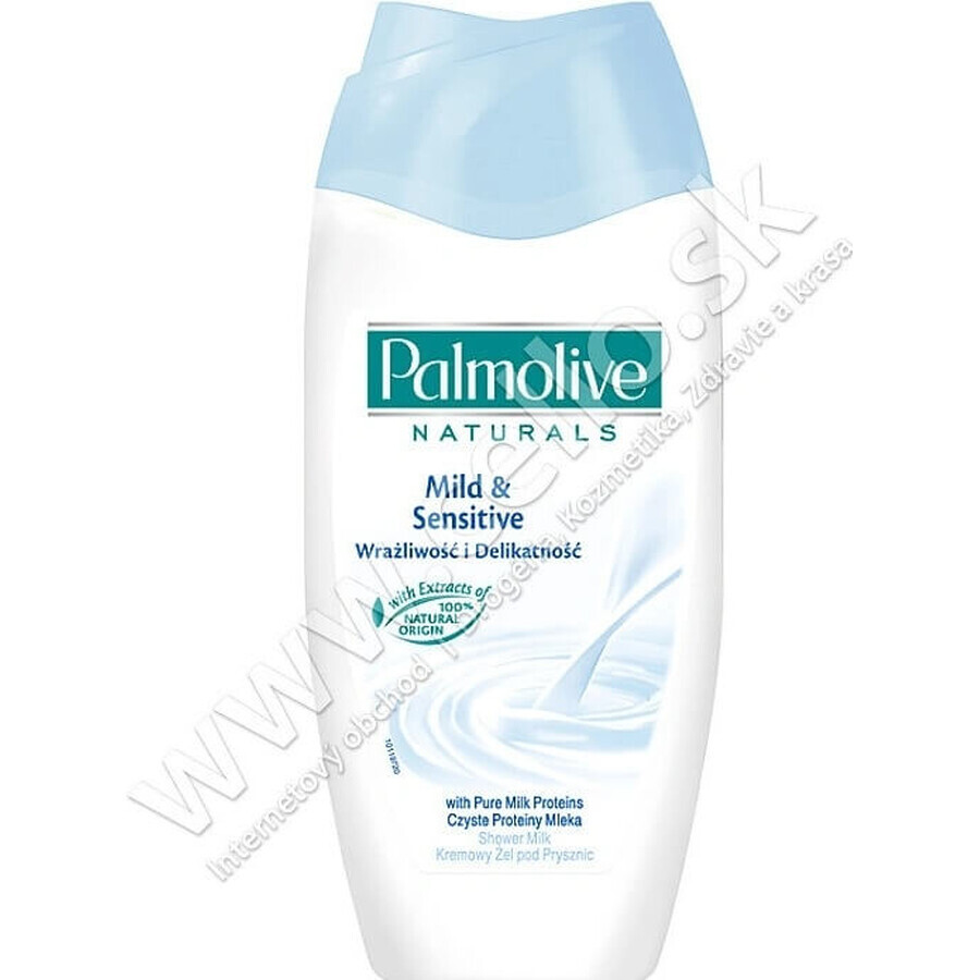 Gel de duș Palmolive Nat.Milk Proteins 1×250 ml, cu lapte de duș