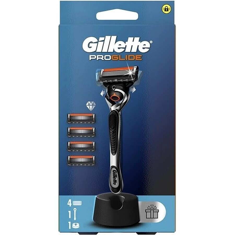 Gillette Proglide scheermes + koppen 4st 1×1, scheermes