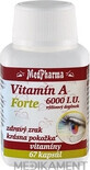 MedPharma Vitamine A 6000 IU Forte 1&#215;67 cps, voedingssupplement