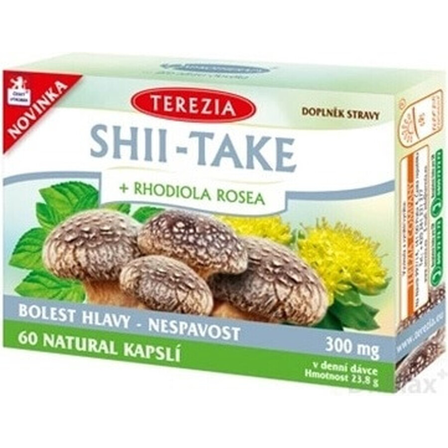 TEA THEREZIA SHII-TAKE + RHODIOLA ROSEA 1×60 cps, food supplement