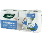 Deze Toiletpapier Decor blauw 3vr 1×8 stuks 3 ply toiletpapier