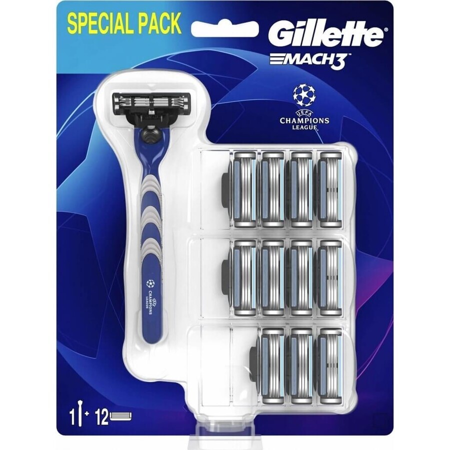 Gillette Mach3 Speciaal Pakket Radea + 12nh 1×1 pc