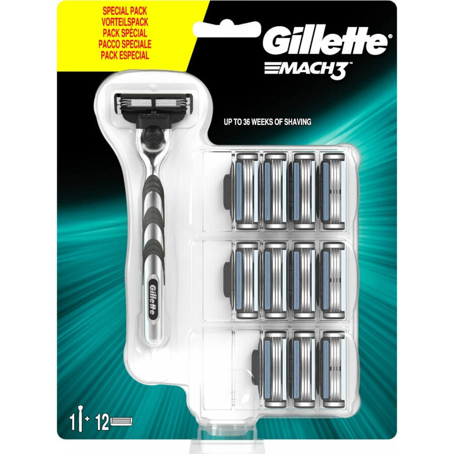 Gillette Mach3 Speciaal Pakket Radea + 12nh 1×1 pc