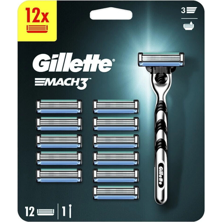 Gillette Mach3 Speciaal Pakket Radea + 12nh 1×1 pc