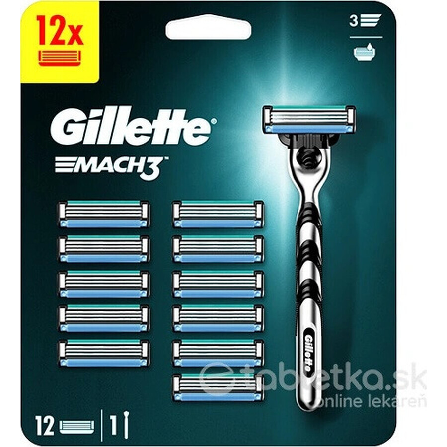 Gillette Mach3 Speciaal Pakket Radea + 12nh 1×1 pc