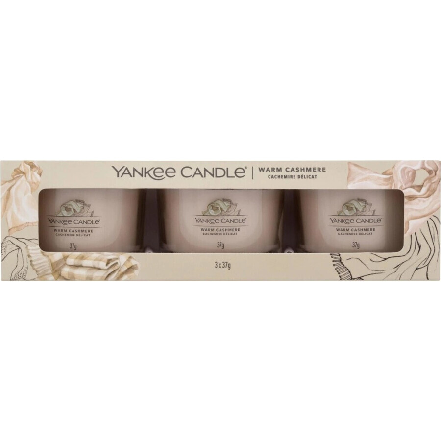 Yankee Candle - Lumânare votivă în sticlă Warm Cashmere 1×37g, lumânare parfumată