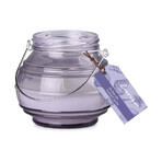 Emocio Bouteille en verre violet bougie parfumée Island Spa 1×1 pc, taille 115 x 100 mm