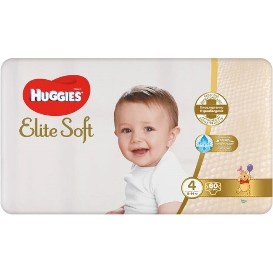 HUGGIES Elite Soft 4 Pannolini 33 pz. 1×1 pz.