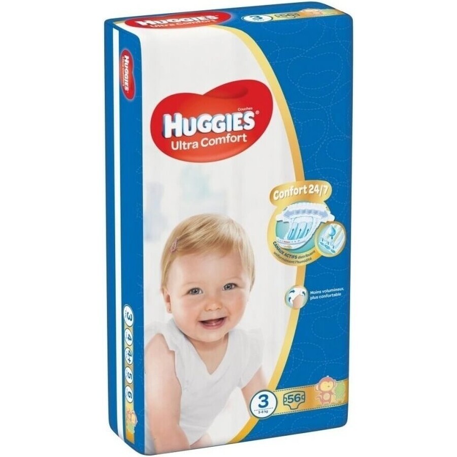 HUGGIES Ultra Comfort Jumbo 3 56 pcs 1×1 pc