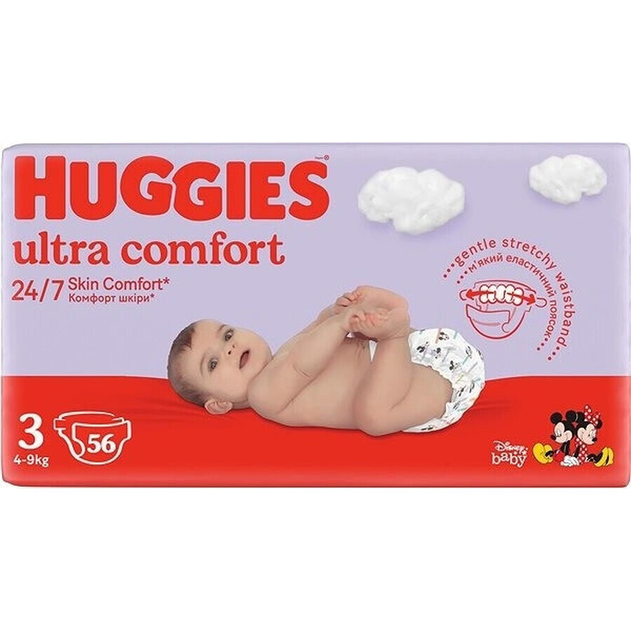 HUGGIES Ultra Comfort Jumbo 3 56 pcs 1×1 pc