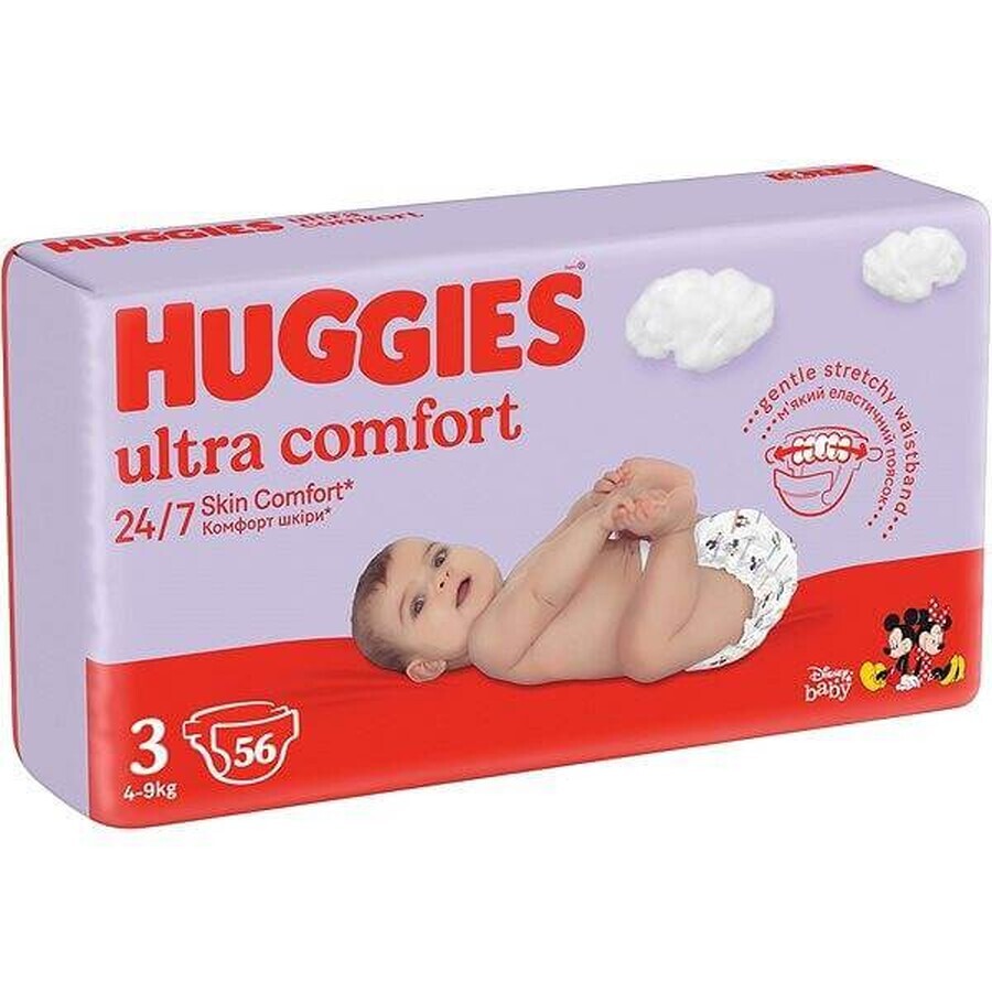 HUGGIES Ultra Comfort Jumbo 3 56 pcs 1×1 pc