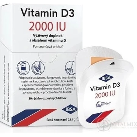 VITAMINE D3 IBSA IBSA 2000 IU 1×30 st, voedingssupplement
