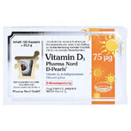 Bio Vitamina D3  3000UI  D-Pearls 75 mcg, 80 capsule moi, Pharma Nord