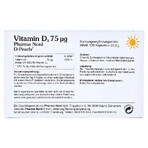 Bio Vitamina D3  3000UI  D-Pearls 75 mcg, 80 capsule moi, Pharma Nord