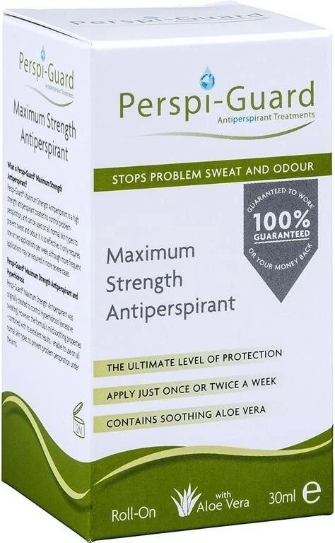 Perspi-Guard ANTI-PERSPIRATORY ANTItranspirant met MAXIMUM EFFICIËNTIE 1×30 ml, antitranspiratiemiddel op rol
